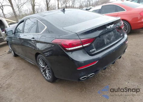 2019 Genesis G80 3.3T Sport from USA, damaged, VIN KMTFN4JB9KU321079
